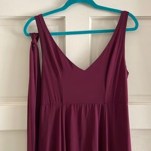 Show Me Your Mumu Sz M burgundy Jenn Maxi Dress